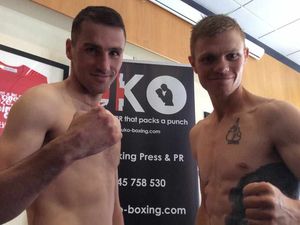 Supporting image for story: Saddlers' Sam Mantom at Walsall's fight night