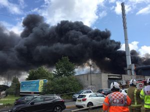 Supporting image for story: Smoke billows over Black Country as firefighters tackle huge blaze - with VIDEO