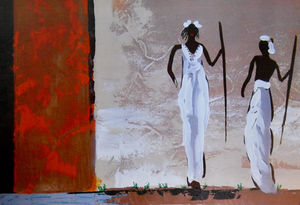 Masi warriors from the Out of Africa Collection 