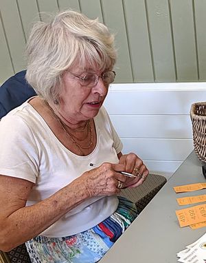 Carol Cooper has died. (Broseley In Bloom)