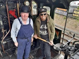 Supporting image for story: Severn Valley Railway's a hit with star Tito Jackson