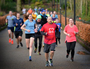 Hundreds of runners burnt off their Christmas dinners at Walsall Arboretum's parkrun