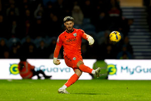 Joe Wildsmith had a rare start between the sticks with Josh Griffiths dropped but failed to impress. (Photo by Adam Fradgley/West Bromwich Albion FC via Getty Images)