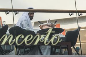 The station was transformed into Abu Dhabi airport as part of filming for Mission Impossible 7. Photo: Snapper SK