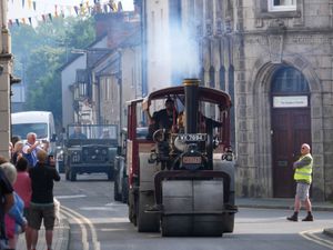Supporting image for story: Kington’s 31st Vintage Show will take place this weekend with steamers, a motorcycle stunt show and a falconry display