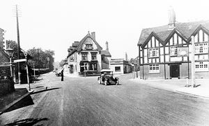 The Cock Hotel in Wellington, around 1920