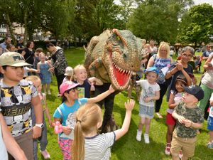 Supporting image for story: Dinosaur day a roaring success