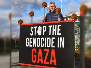 Supporting image for story: Tourist attraction boss 'told to re-word Gaza sign by police' after putting it up alongside A5
