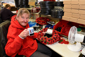 Ringing the changes – Forbes George works on a wreath