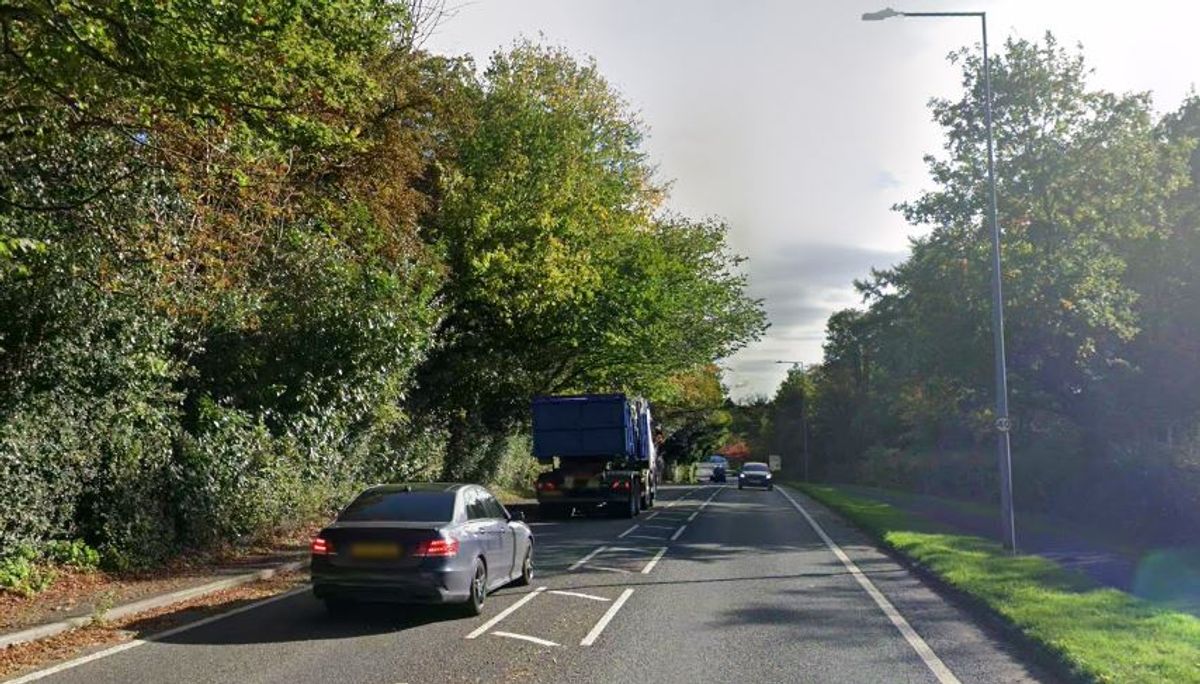 Vehicle ends up in roadside woodland after crash in Telford