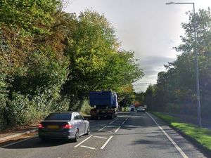 Supporting image for story: Vehicle ends up in roadside woodland after crash in Telford