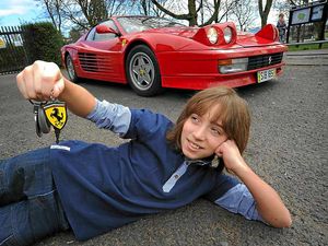 Supporting image for story: Sports car wish sees young Alex, 11, in the fast lane on the road to recovery