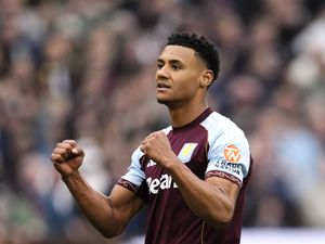 Aston Villa’s Ollie Watkins celebrates