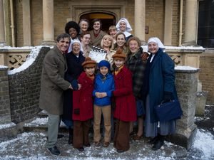 Filming for a Call The Midwife Christmas special