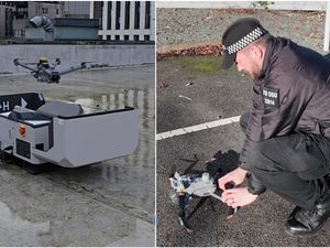 Supporting image for story: First images captured by police drones introduced to Aston Villa and Wolves stadiums to improve fan safety
