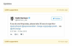 The petition has passed 2,500 supporters after two days