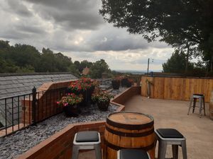 The new rooftop terrace at the Hill Tavern, Clent