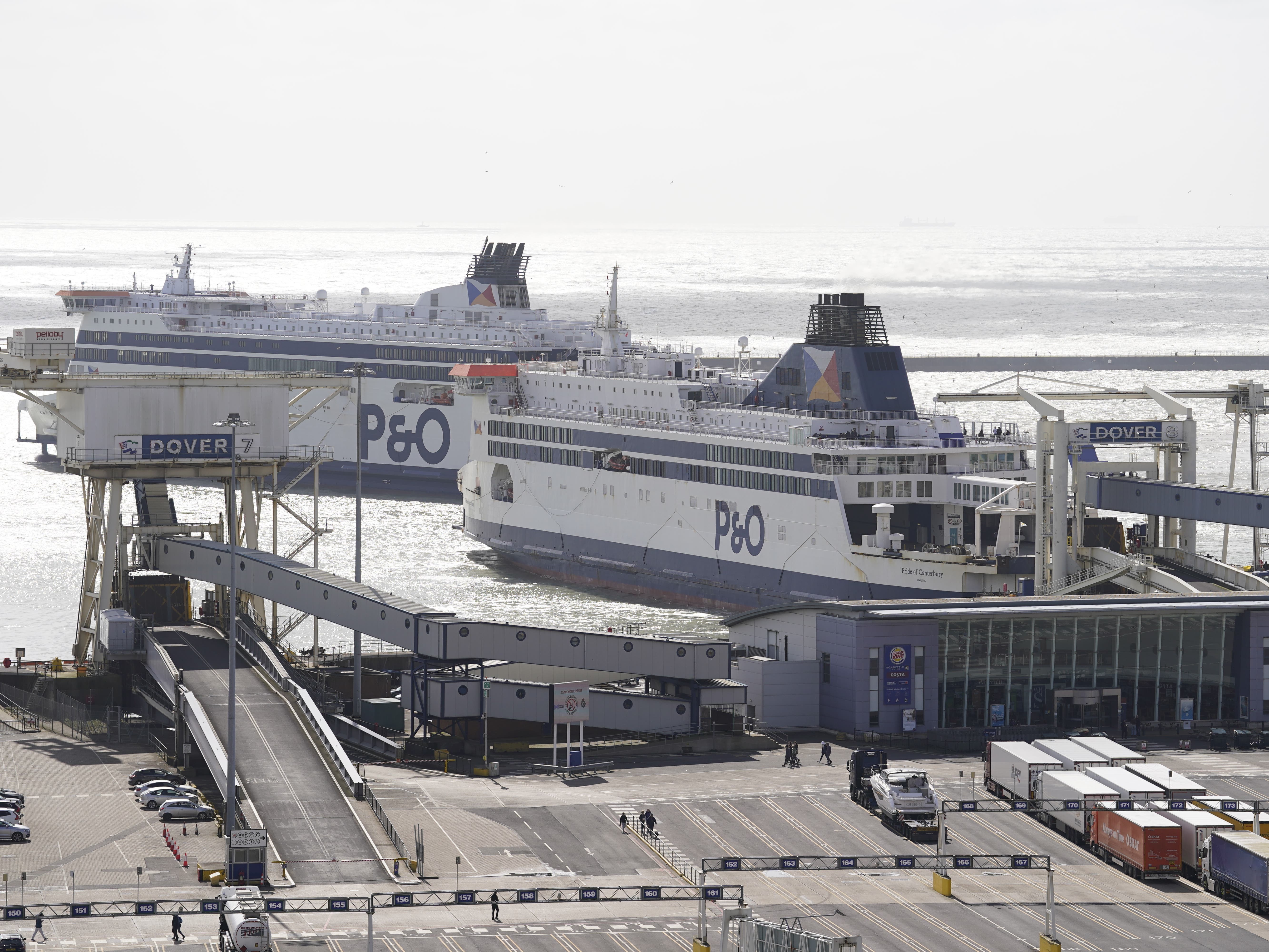 Two P&O ferries