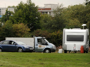 Supporting image for story: Three camps in three months: Residents' dismay as travellers return to Walsall field