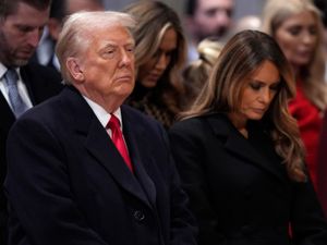 President Donald Trump, and first lady Melania Trump