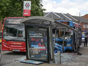 Supporting image for story: Pensioner seriously injured as bus destroys shelter in Walsall crash