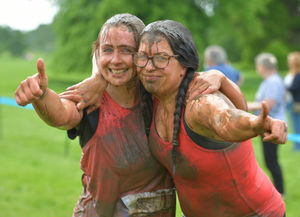 Laura Mitchell and Gemma Anderson from Telford.