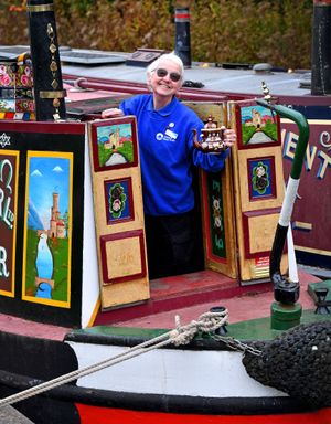 Open day event at the Bonded Warehouse canal, Stourbridge.Heather Blackmore from the Canal and River Trust.