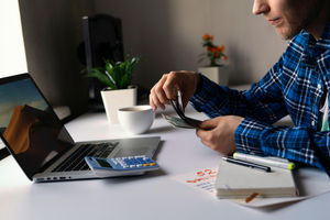 This is a stock photo of a man counting money at his computer. See PA Feature FINANCE Pension WARNING: This picture must only be used to accompany PA Feature FINANCE Pension. PA Photo. Picture credit should read: Alamy/PA


 
NOTE TO EDITORS: This picture must only be used to accompany PA Feature FINANCE Pension

