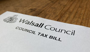 Photo taken by LDR Rachel Alexander permission for use for LDR partners 
Story: Unpaid council tax in Walsall at £9.8 million for last financial year
