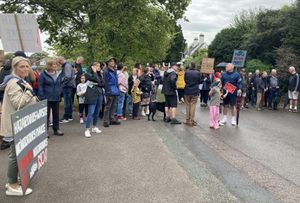 Hixon Protest Walk. Photo by Staffordshire LDR Kerry Ashdown. Free for use by all LDRS partners