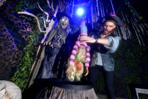 The family's home was transformed into a house of horrors