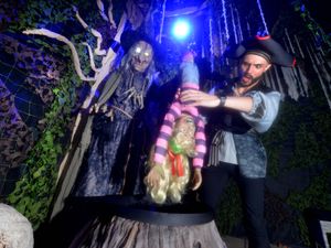 Supporting image for story: Watch: 'I spent £1,800 turning my Oldbury home into a Halloween house-of-horrors'