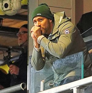 Wrexham co-owner Ryan Reynolds reacts in the stands during the Emirates FA Cup fourth round match at The Racecourse Ground, Wrexham. Picture date: Sunday January 29, 2023. PA Photo. See PA story SOCCER Wrexham. Photo credit should read: Peter Byrne/PA Wire.
RESTRICTIONS: EDITORIAL USE ONLY
No use with unauthorised audio, video, data, fixture lists, club/league logos or "live" services. Online in-match use limited to 120 images, no video emulation. No use in betting, games or single club/league/player publications.