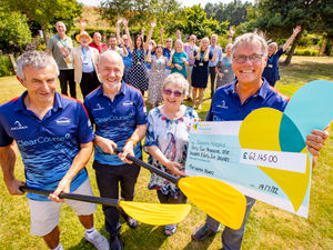 Supporting image for story: Oar-some Wrekin Rowers hand over £122,000 to charities