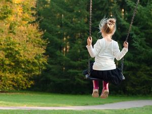 Supporting image for story: 'Irresponsible' TikTok teenagers criticised after getting stuck in swings