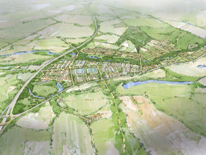 An artist's impression of how the development could look.