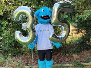 Supporting image for story: King of costumes John runs 35 miles for children's hospice