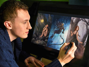 Supporting image for story: Shropshire artist Brandon wins trip to Hollywood