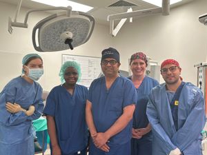 Supporting image for story: First robotic TAMIS surgery performed in Birmingham and Black Country