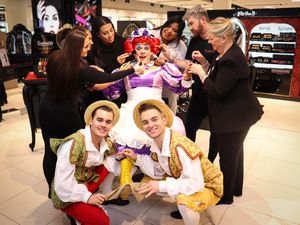 Supporting image for story: Wolverhampton Grand Theatre's panto dame takes a trip to Debenhams - with photos