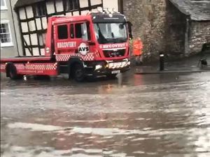 Supporting image for story: Flash flooding in Much Wenlock as heavy rain hits town