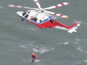 Supporting image for story: Rescuers search for missing crew after South Korean tanker capsizes