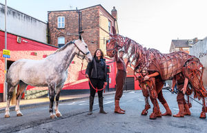 Silver meets Joey with Hippodrome Chief Executive and Artistic Director, Fiona Allan