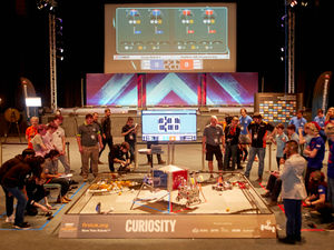 Supporting image for story: Robots at centre of  RAF Museum Cosford tournament 