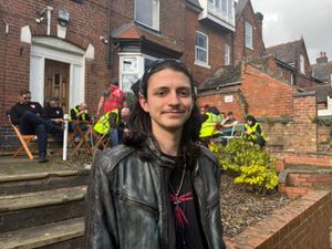 Henry Hudson, a Birmingham student and a member of the Revolutionary Communist Party. Credit: Alexander Brock. Permission for use for all LDRS partners.