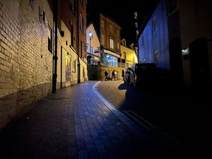 The darkened streets of Bridgnorth were filled with spooky stories.