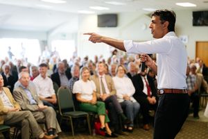 Rishi Sunak at Ludlow Racecourse
