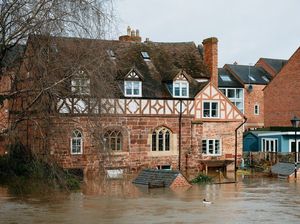 Flooding in Coleham, Shrewsbury