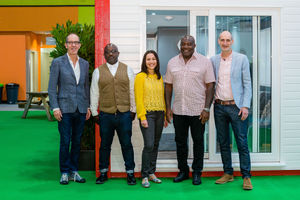 Kevin McCloud, Kunle Barker, Noreen Jaafar, Jasper Thompson and Jon Martin. Pictures by: Aaron Scott Richards