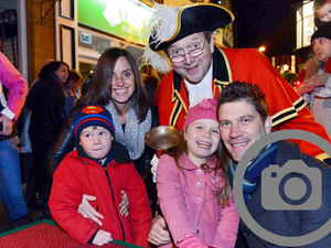 Supporting image for story: Brave Evie lights up Market Drayton